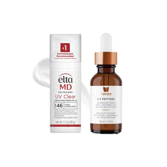 Vivier and EltaMD Bright and Protect Skincare Duo