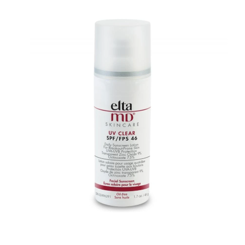EltaMD UV Clear SPF 46 sunscreen for sensitive, acne-prone, and rosacea-prone skin