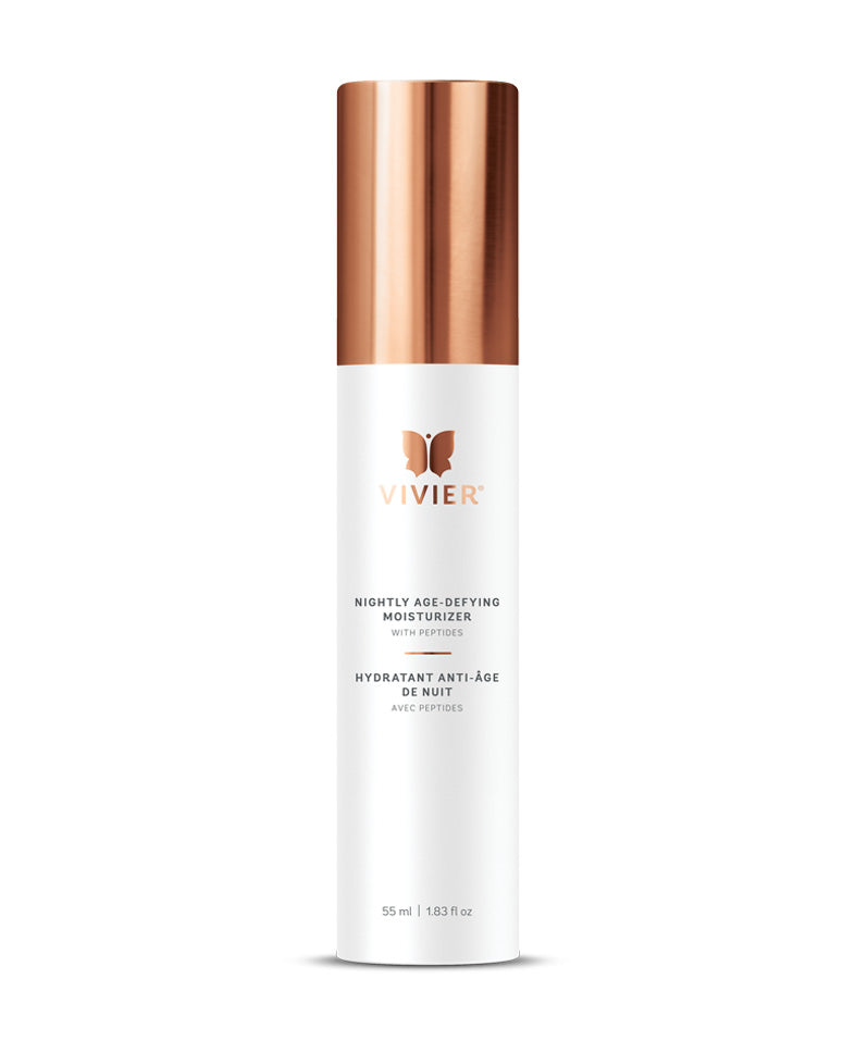 Vivier Nightly Age-Defying Moisturizer for overnight hydration and anti-aging support