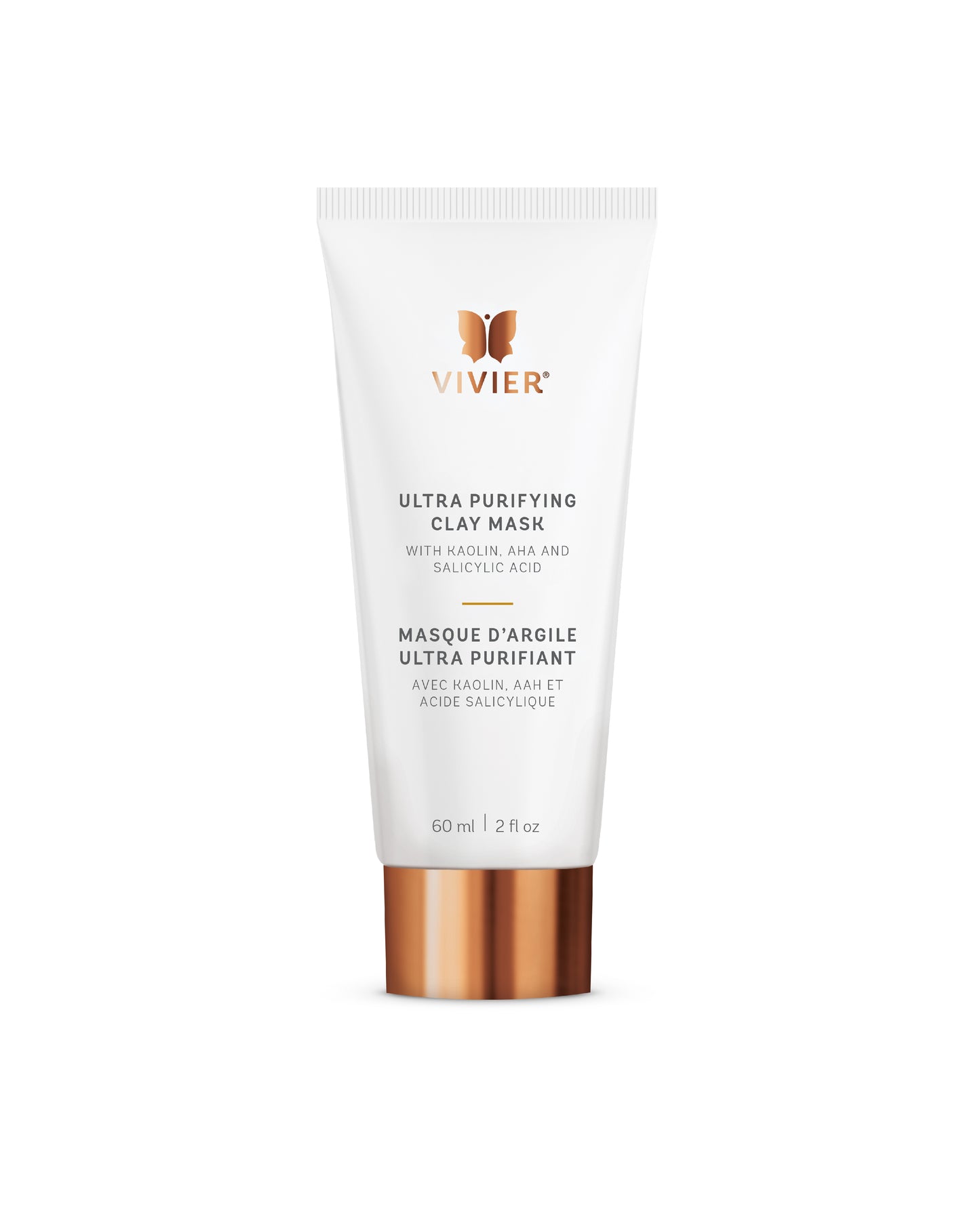 Vivier Ultra Purifying Clay Mask for oily and acne-prone skin detox and pore refinement