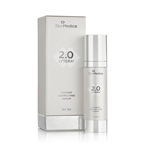 SkinMedica Lytera 2.0 Pigment Correcting Serum for dark spots, melasma, and uneven skin tone; brightening formula with niacinamide and tranexamic acid.