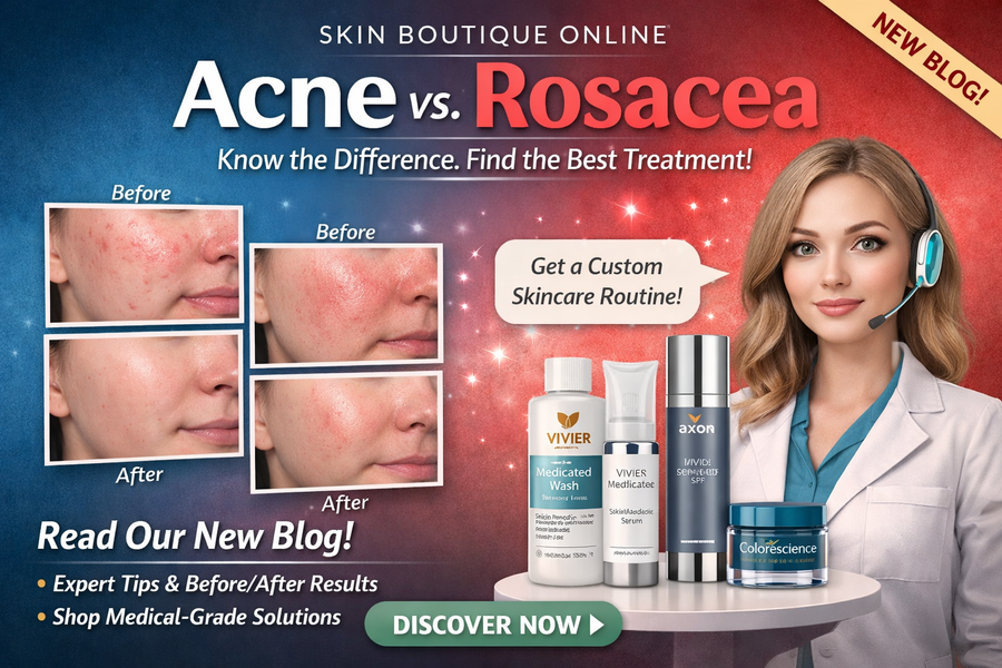 Acne vs Rosacea Differences