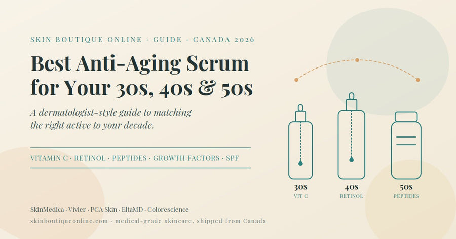 Best Anti-Aging Serum for Your 30s, 40s & 50s (Canada 2026): A Decade-by-Decade Guide