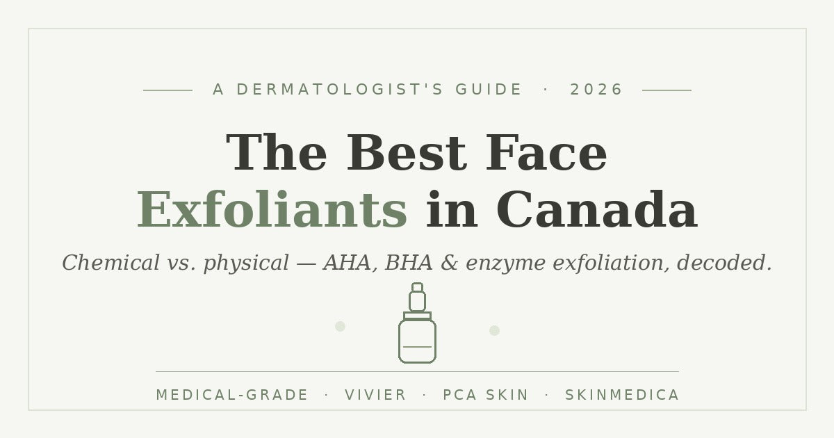 Best Face Exfoliants in Canada (2026): A Dermatologist's Guide to Chemical vs. Physical Exfoliation