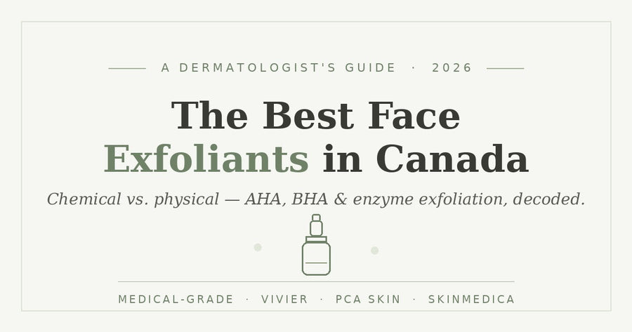 Best Face Exfoliants in Canada (2026): A Dermatologist's Guide to Chemical vs. Physical Exfoliation