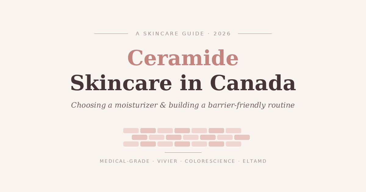 Ceramide skincare guide for Canada: barrier-friendly routine with Vivier, Colorescience and EltaMD