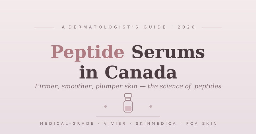 Peptide Serums in Canada (2026): A Dermatologist's Guide to Peptides for Firmer, Smoother, Plumper Skin