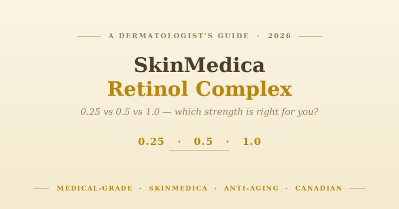SkinMedica Retinol Complex 0.25, 0.5 and 1.0 strength guide — how to choose and use retinol, Skin Boutique Online