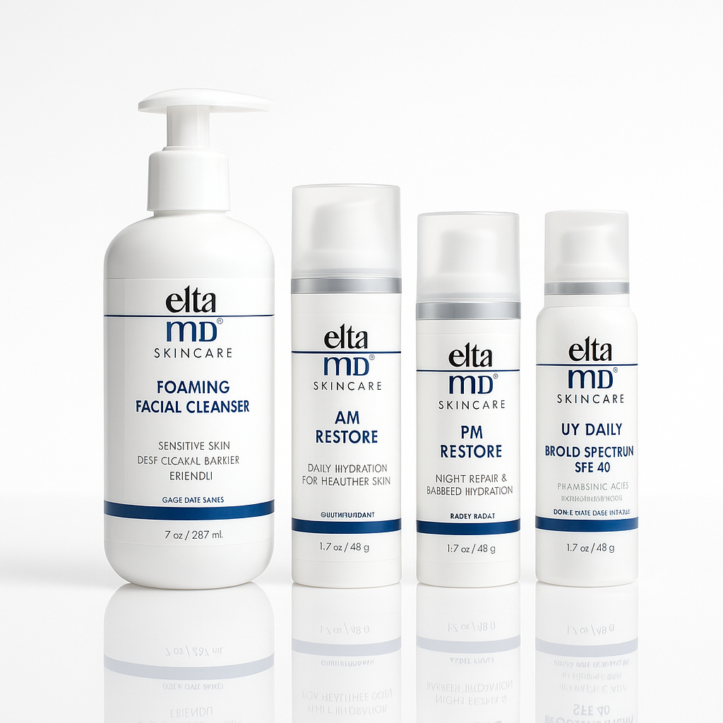 EltaMD 3 Step Medical-Grade Starter Kit with cleanser, moisturizers and SPF from Skin Boutique Online