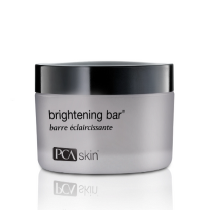 PCA Skin Brightening Bar for dark spots, discoloration, and uneven skin tone—professional cleanser for face and body, available at Skin Boutique Online.