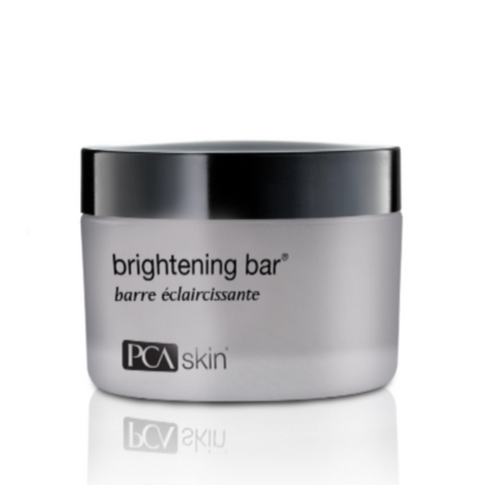 PCA Skin Brightening Bar for dark spots, discoloration, and uneven skin tone—professional cleanser for face and body, available at Skin Boutique Online.