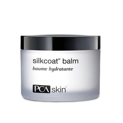 PCA Skin Silkcoat Balm rich hydrating moisturizer for dry, sensitive, or post-treatment skin, available at Skin Boutique Online.
