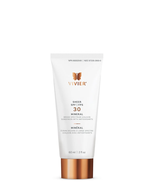 Vivier Sheer SPF 30 Mineral – Lightweight Daily Mineral Sunscreen