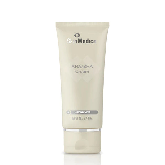 SkinMedica AHA/BHA Cream – exfoliating anti-aging moisturizer that smooths and refines skin texture for radiant results.