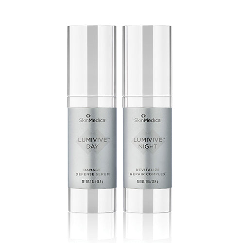 LUMIVIVE Day Defense Serum and LUMIVIVE Night Revitalize Complex